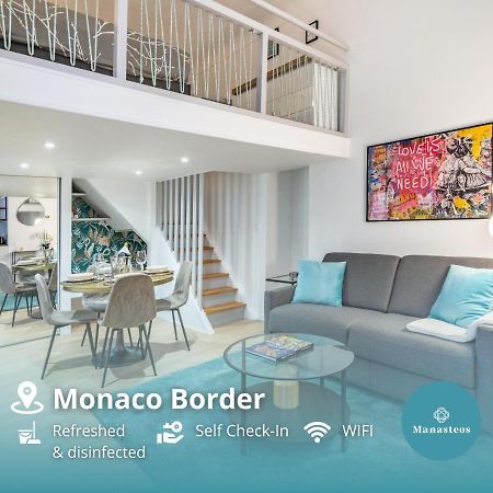 Frontiere Monaco - Appartement Belle Epoque - Al Beausoleil Esterno foto