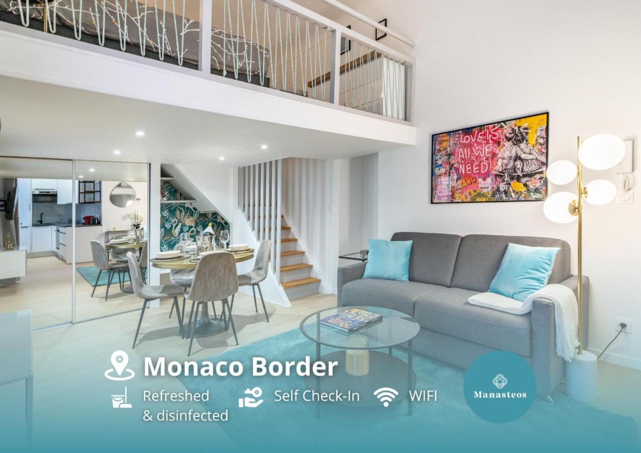 Frontiere Monaco - Appartement Belle Epoque - Al Beausoleil Esterno foto